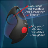 Red Dot V3 (Black/Red) – Remote-Controlled Vibrating Cock Ring > Sex Toys > Remote Control Toys - Tophatter Daily Deals