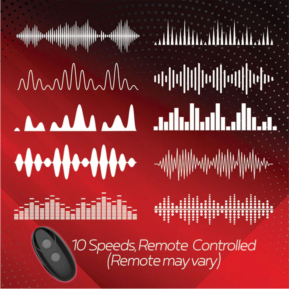 Red Dot V3 (Black/Red) – Remote-Controlled Vibrating Cock Ring > Sex Toys > Remote Control Toys - Tophatter Daily Deals