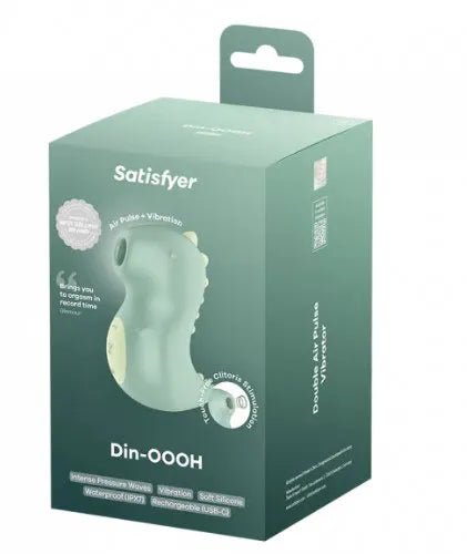 Satisfyer Din-Oooh – Compact Pressure Wave Vibrator with Two Motors > Sex Toys For Ladies > Air Pulsation - Tophatter Daily Deals