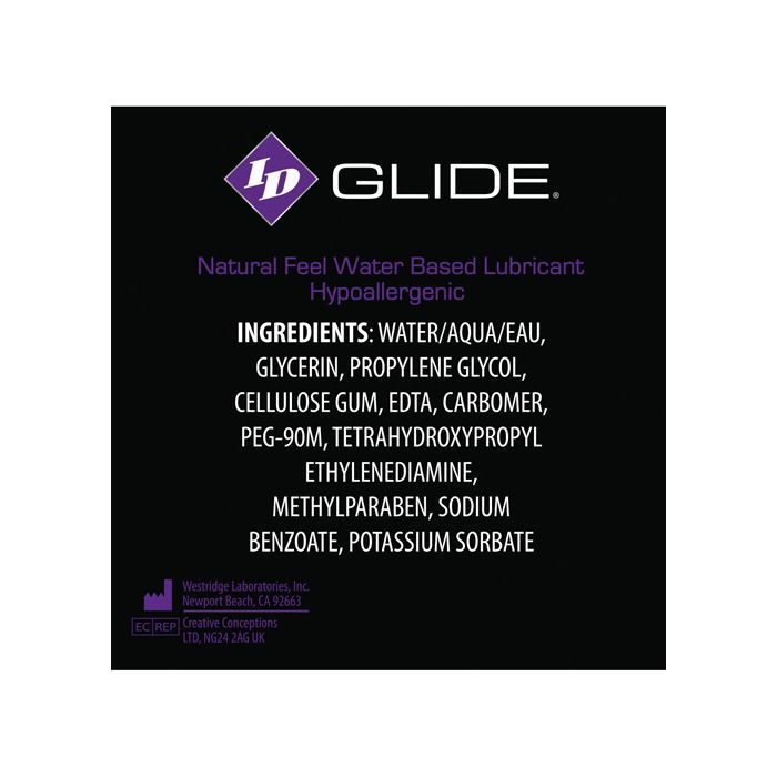 ID Glide Water Based Lubricant Lubricants - Tophatter Daily Deals
