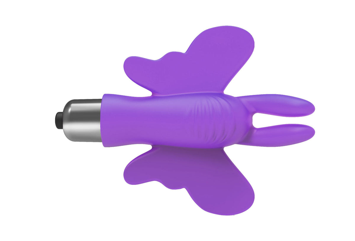 Flirt Finger Butterfly Silicone Vibrator for Clit Stimulation > Vibrators > Finger Vibrators - Tophatter Daily Deals