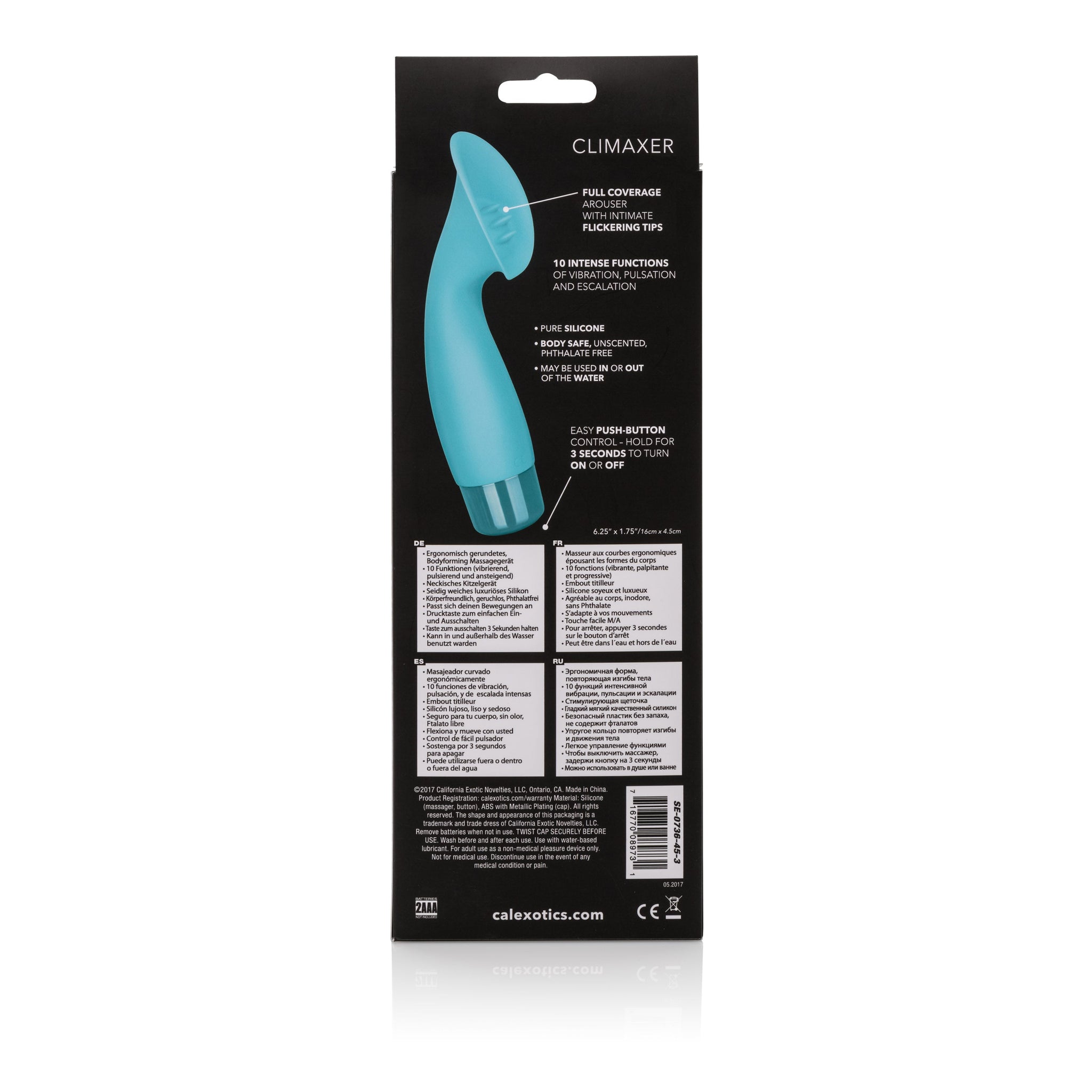 Eden Climaxer Silicone Clitoral Vibe Waterproof 6.25 Inch > Sex Toys For Ladies > Clitoral Vibrators and Stimulators - Tophatter Daily Deals