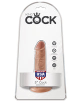 King Cock 5 Inch (Tan) – Realistic Suction Cup Dildo > Dildos > Slim Dildos - Tophatter Daily Deals