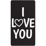 Custom Cane Engraving - Rectangle Black Anodized Aluminum - Valentine's Day Special Love Engraving Plaque - You are my #1 - Tophatter Daily Deals