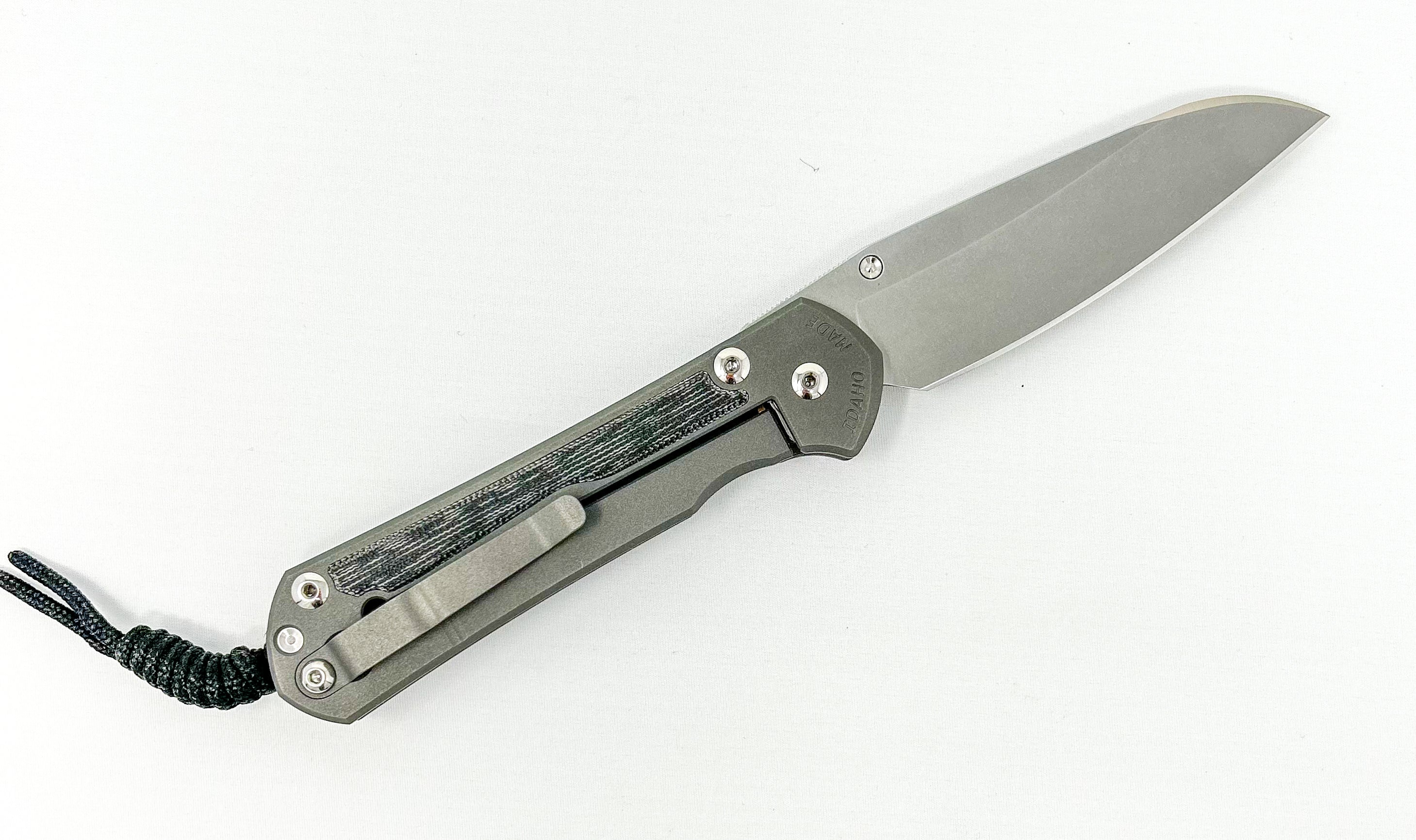 Chris Reeve Knives Large Sebenza 31 - Black Canvas Micarta Inlay - Insingo - L31-1220 FOLDING KNIVES - Tophatter Daily Deals