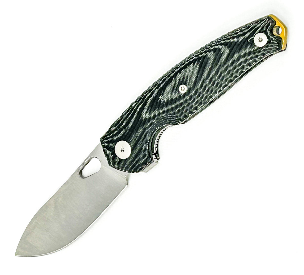 GiantMouse ACE Jagt - Liner Lock - Black Canvas Micarta - CPM-MagnaCut Collectors - Tophatter Daily Deals