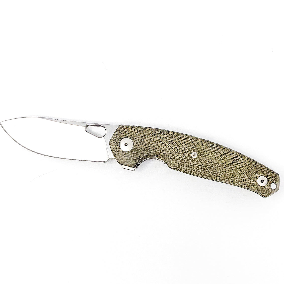 GiantMouse ACE Jagt - Liner Lock - Green Canvas Micarta - CPM-MagnaCut Collectors - Tophatter Daily Deals