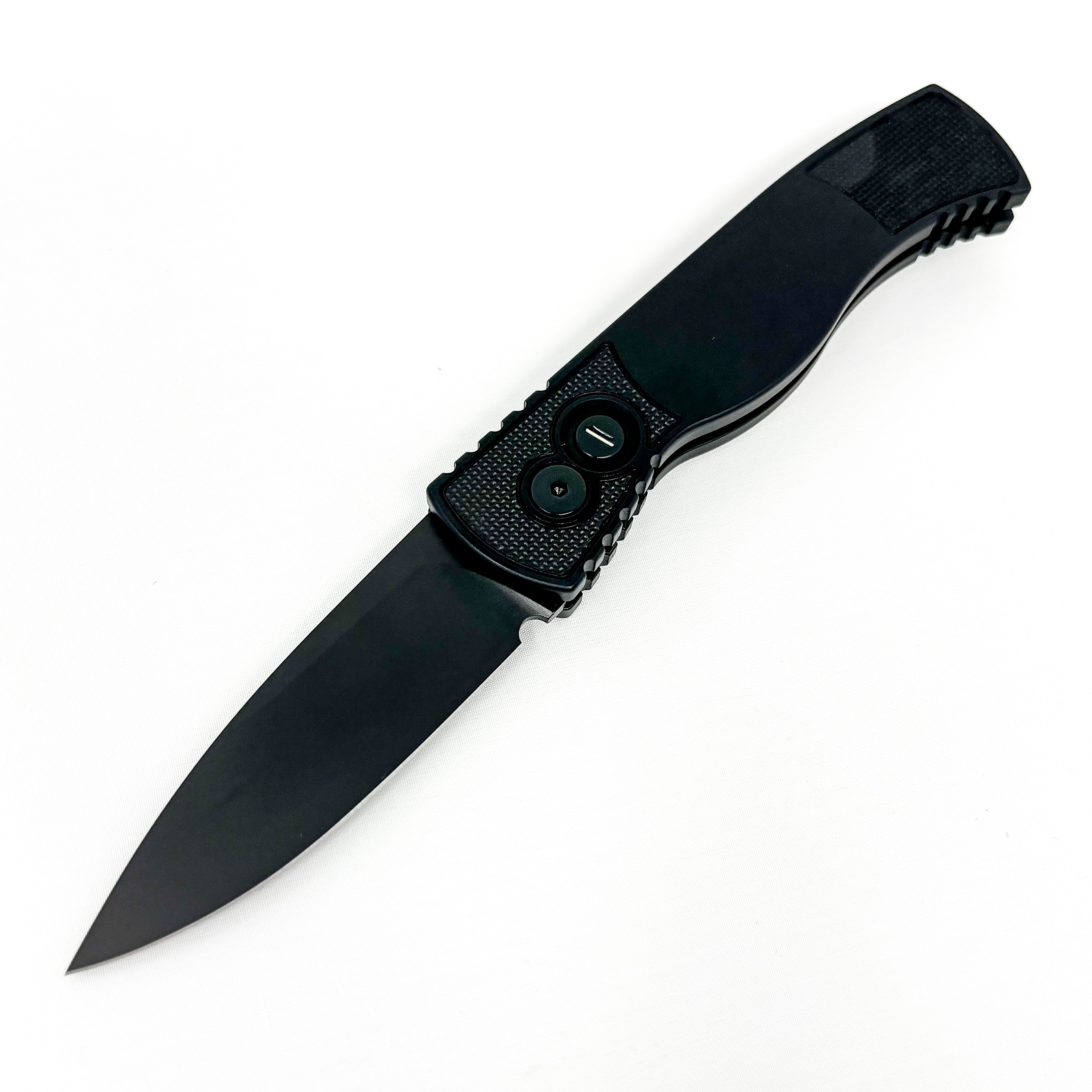 Pro-Tech Knives Tactical Response 2 - Operator Edition - Black Handle & Blade - T203-Operator Automatic Knives - Tophatter Daily Deals