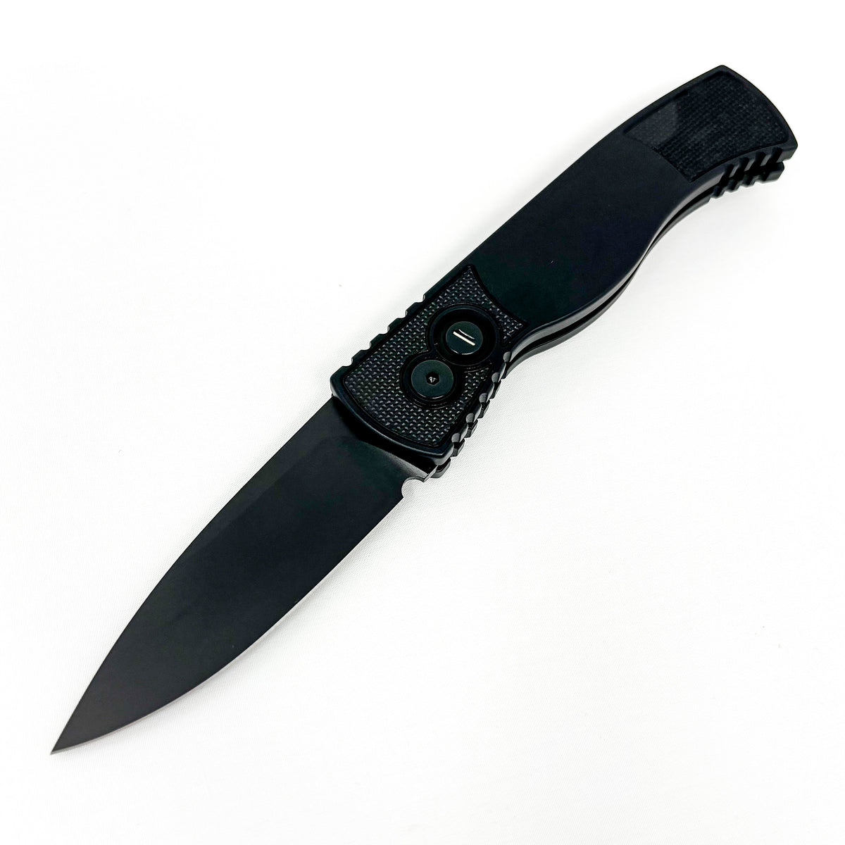Pro-Tech Knives Tactical Response 2 - Operator Edition - Black Handle & Blade - T203-Operator Automatic Knives - Tophatter Daily Deals