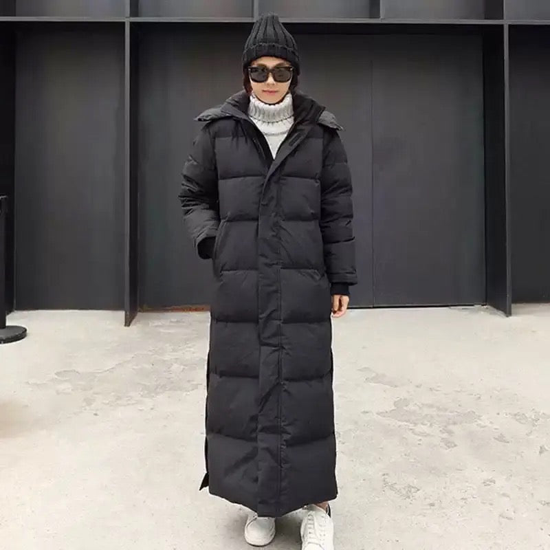 Windproof Oversized Women's Maxi Coat - Quilted Insulated - Tophatter Daily Deals