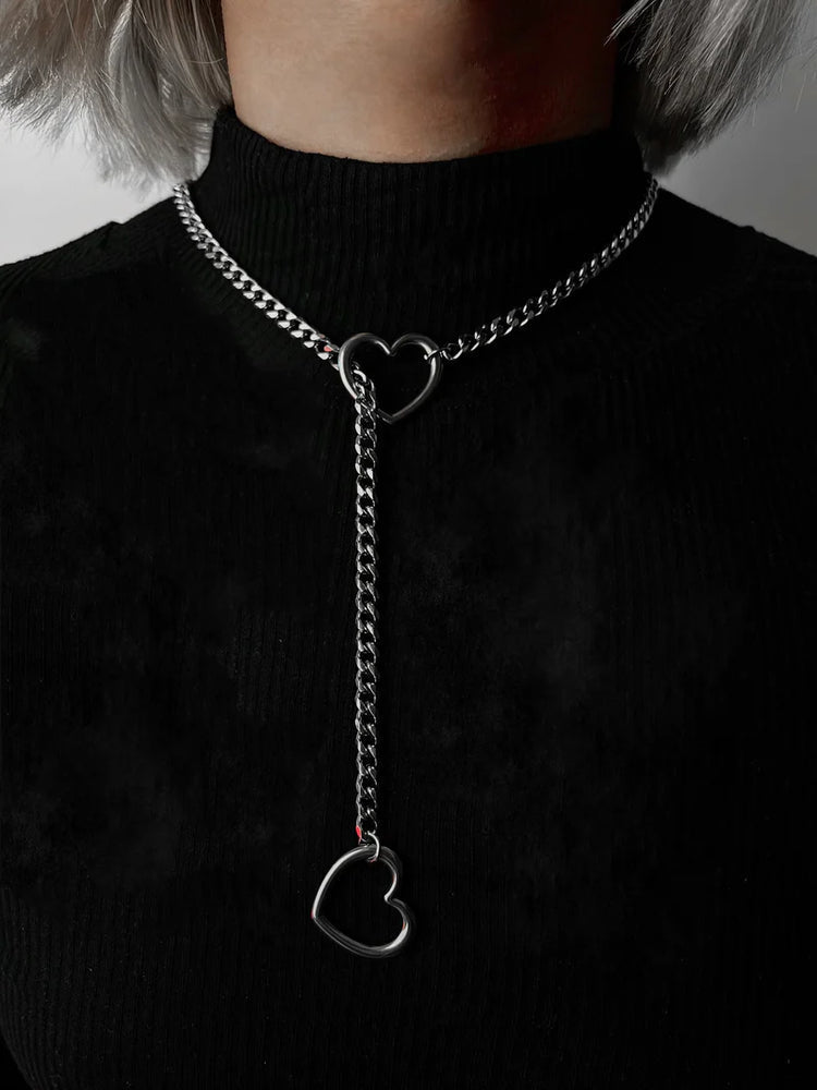 Love Heart Slip Chain - Tophatter Daily Deals