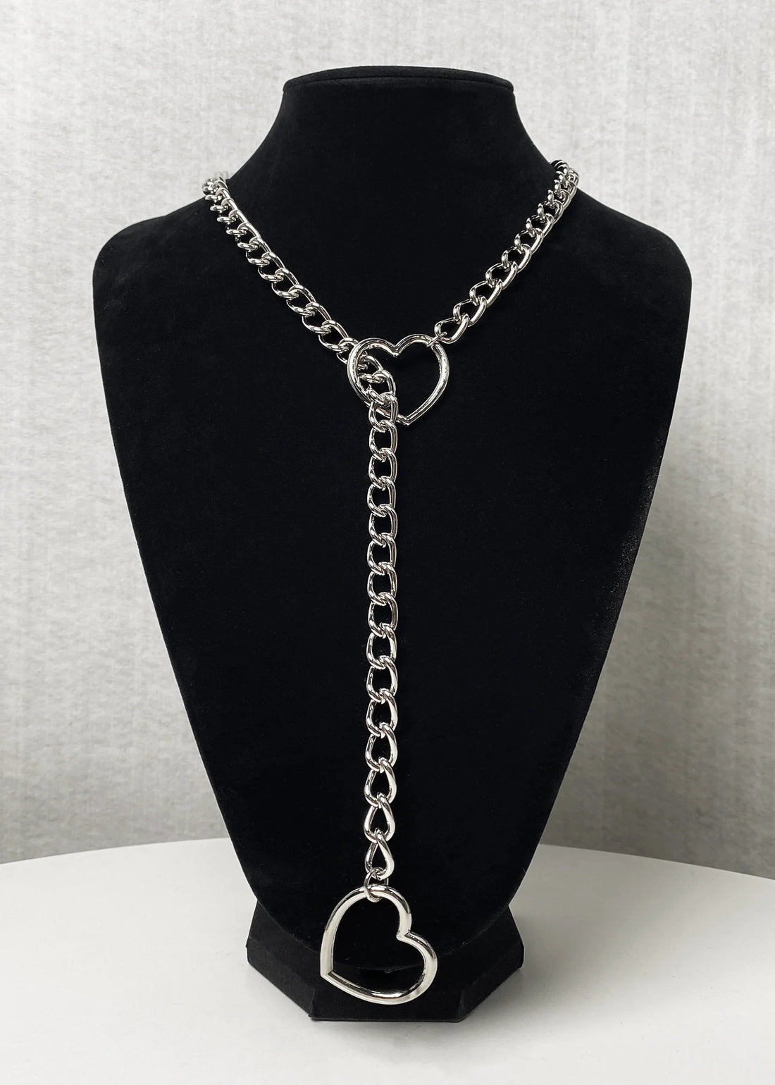 Love Heart Slip Chain Silver - Tophatter Daily Deals