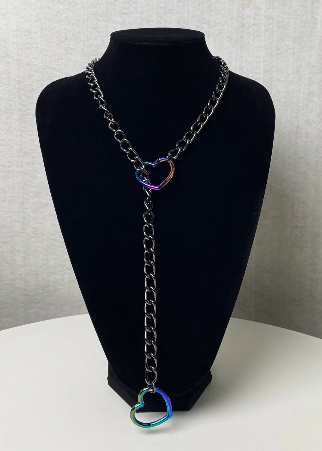 Love Heart Slip Chain Rainbow - Tophatter Daily Deals