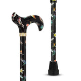 Flight of the Hummingbird: Designer Pattern Adjustable Cane Adjustable Walking Canes - Tophatter Daily Deals