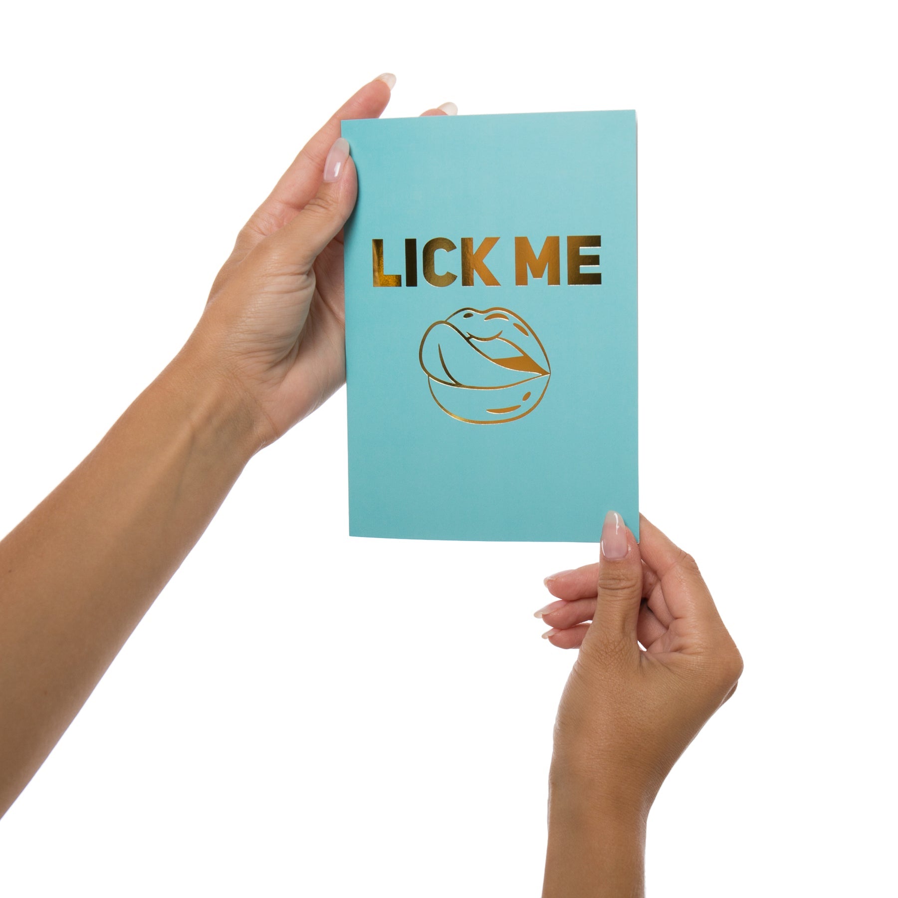 Lick Me...Please! Greeting Card - Tophatter Daily Deals