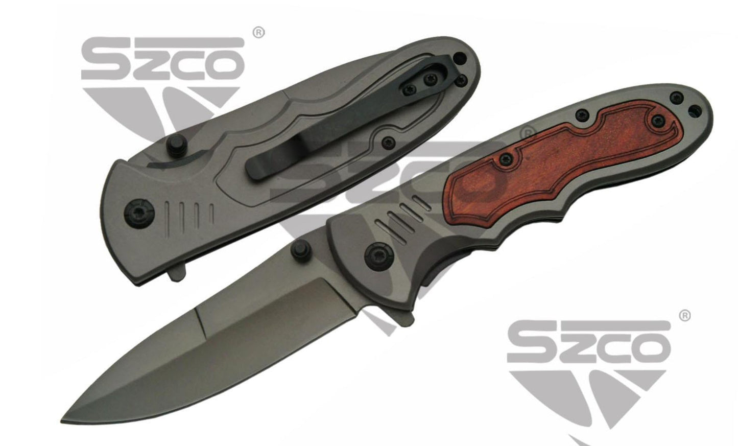 4.5" WOOD TECH LINER LOCK - Tophatter Daily Deals