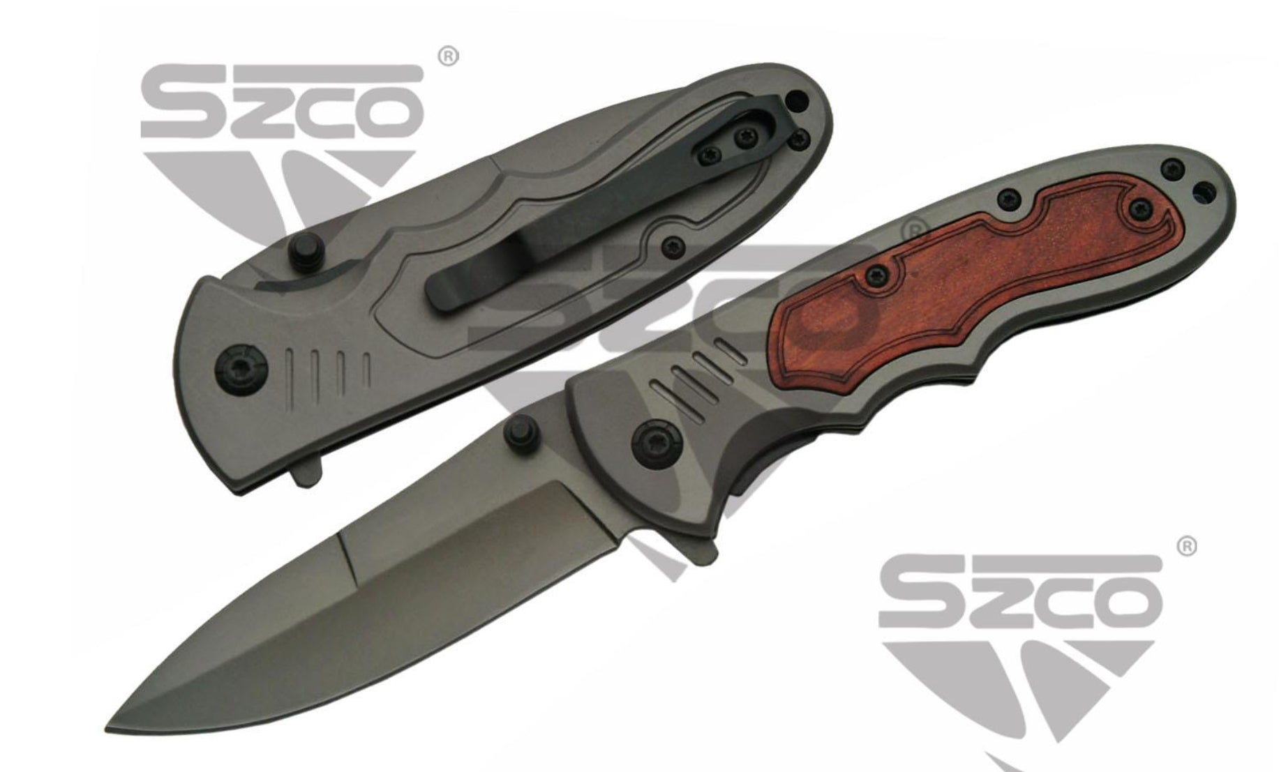 4.5" WOOD TECH LINER LOCK - Tophatter Daily Deals