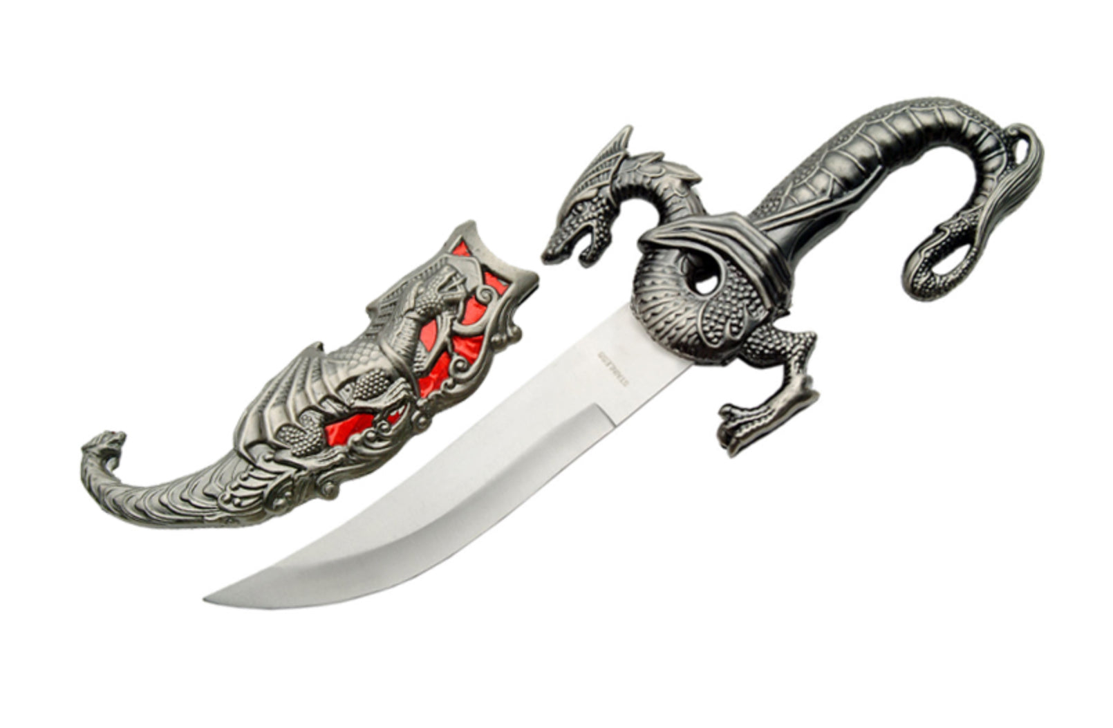 9.5" RED DRAGON DAGGER - Tophatter Daily Deals