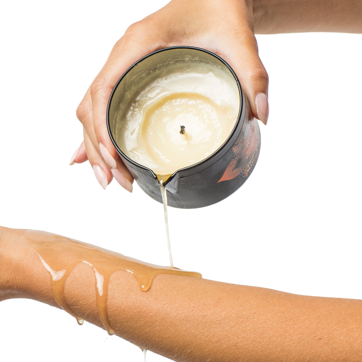 Ignite Massage Oil Candle Scented Massage Oil Candle - Tophatter Daily Deals