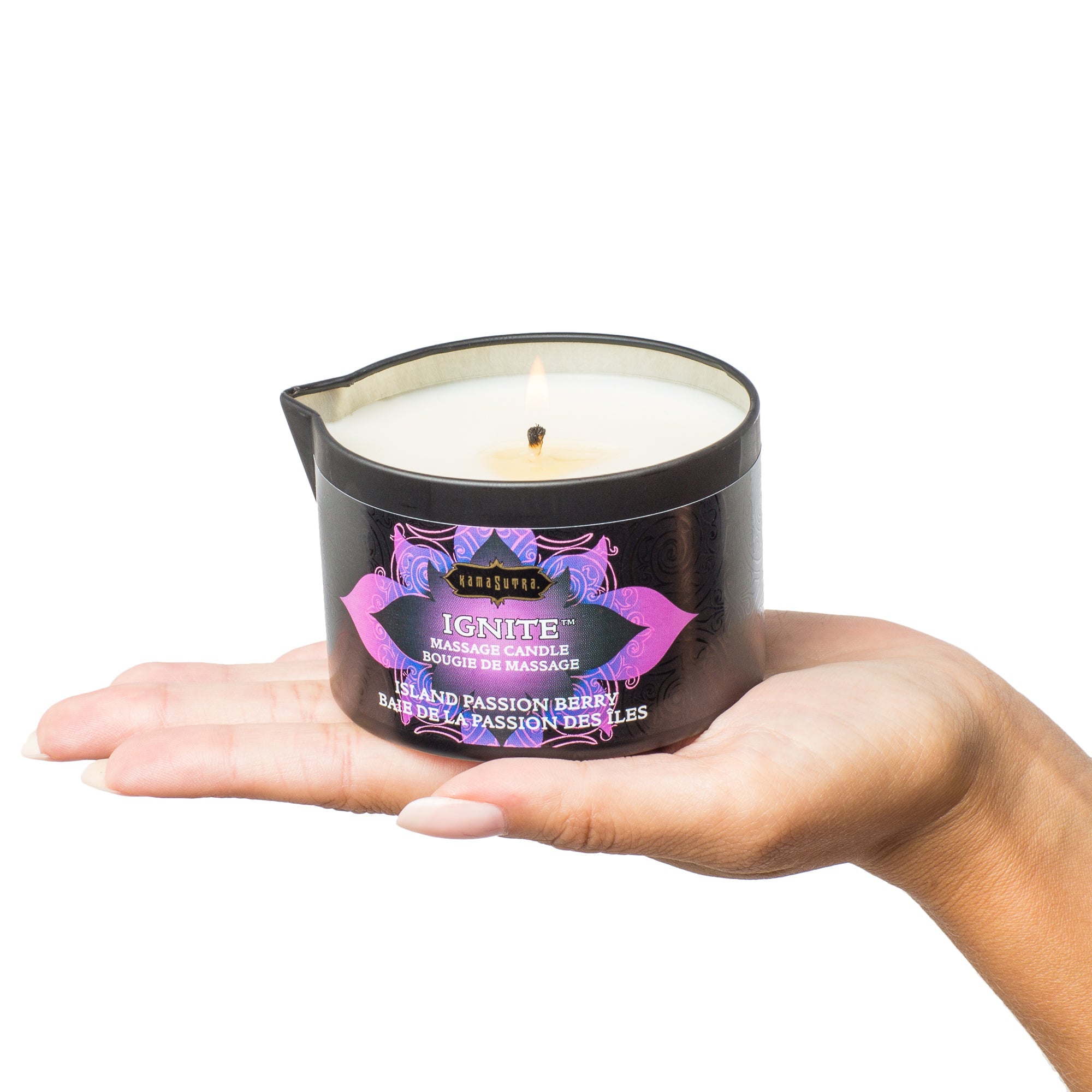 Ignite Massage Oil Candle Scented Massage Oil Candle - Tophatter Daily Deals