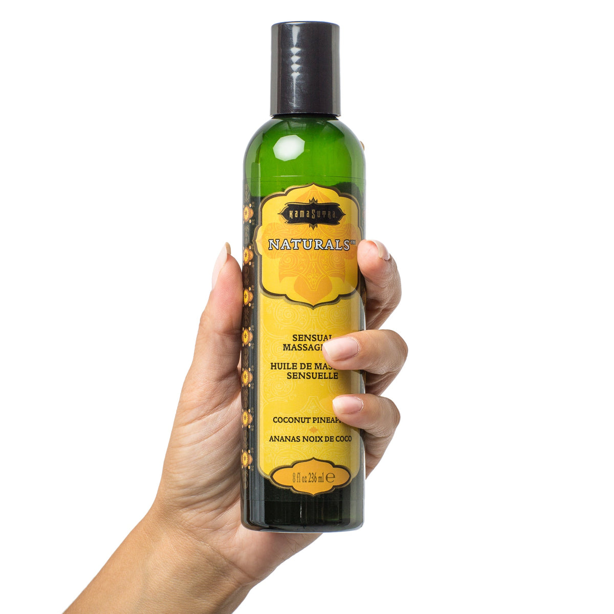 Naturals Massage Oil (8oz) Scented Natural Massage Oil - Tophatter Daily Deals