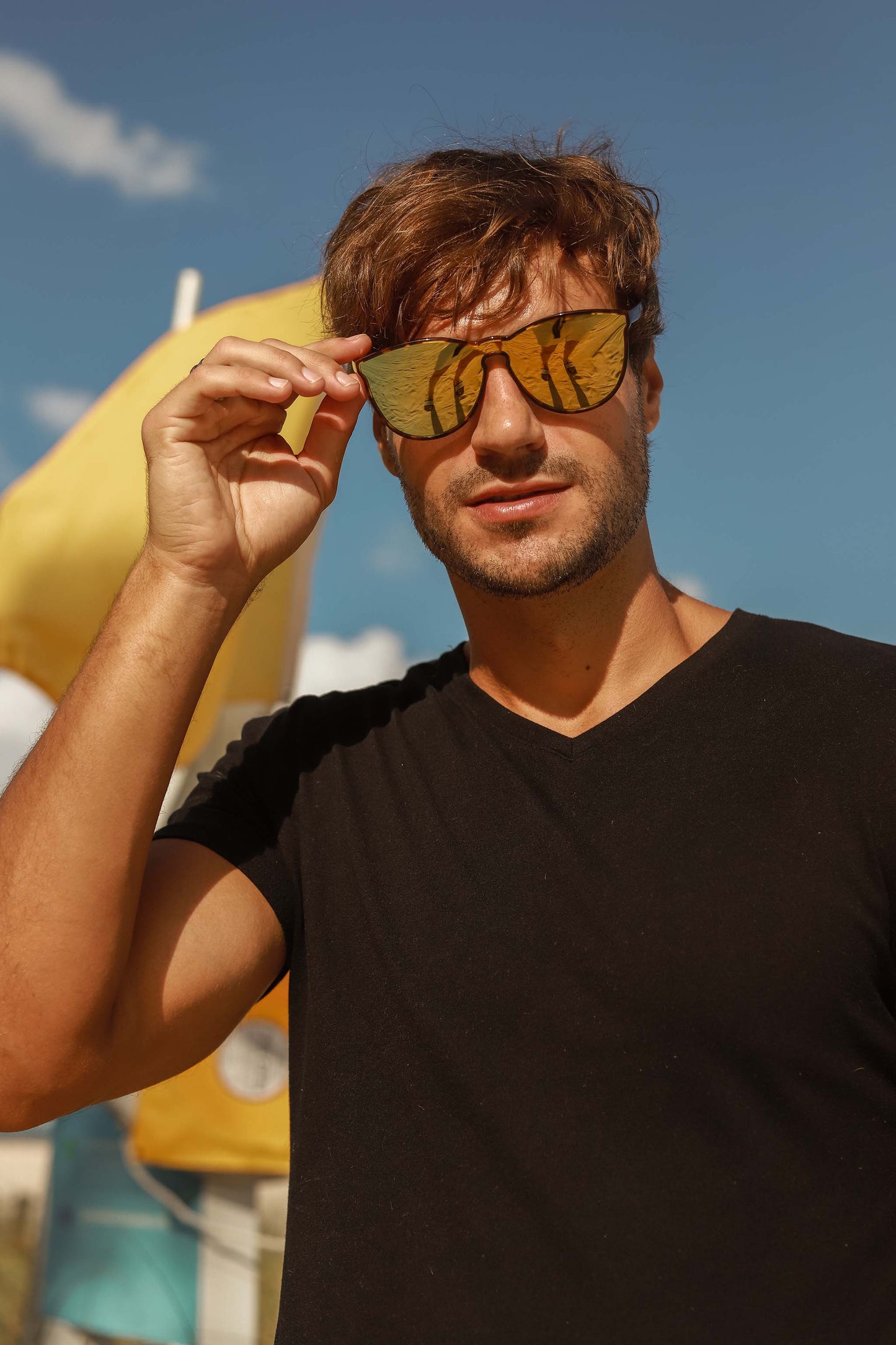 Biscayners Cranwood Tortoise Men's Sunglasses Sunglasses - Tophatter Daily Deals