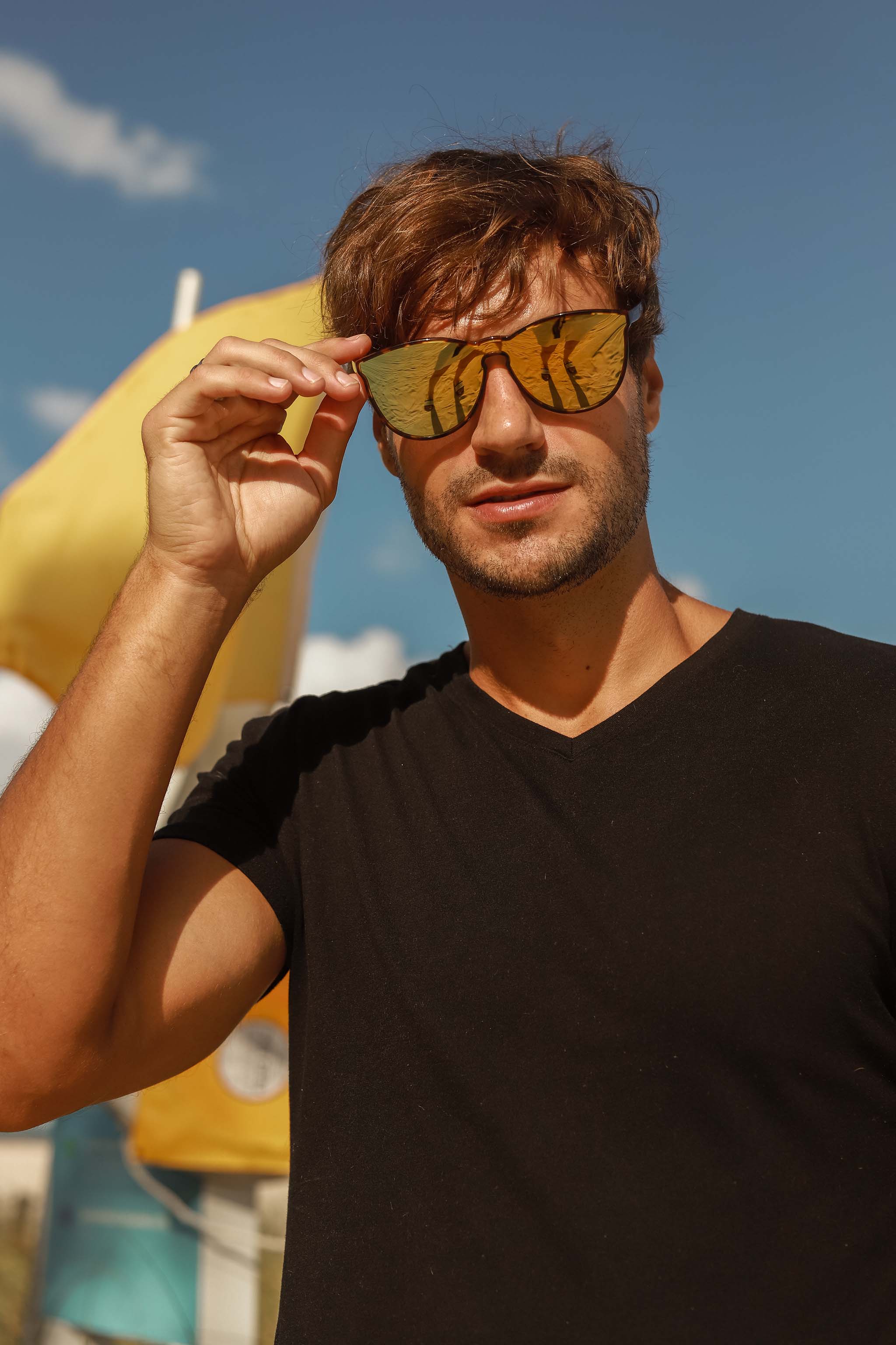 Biscayners Cranwood Tortoise Men's Sunglasses Sunglasses - Tophatter Daily Deals
