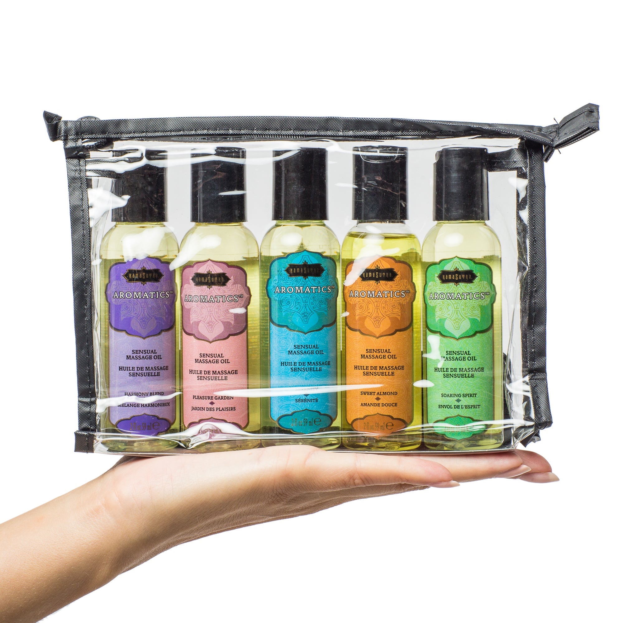 Massage Tranquility Kit Set of Five Petite Aromatic Massage Oils - Tophatter Daily Deals