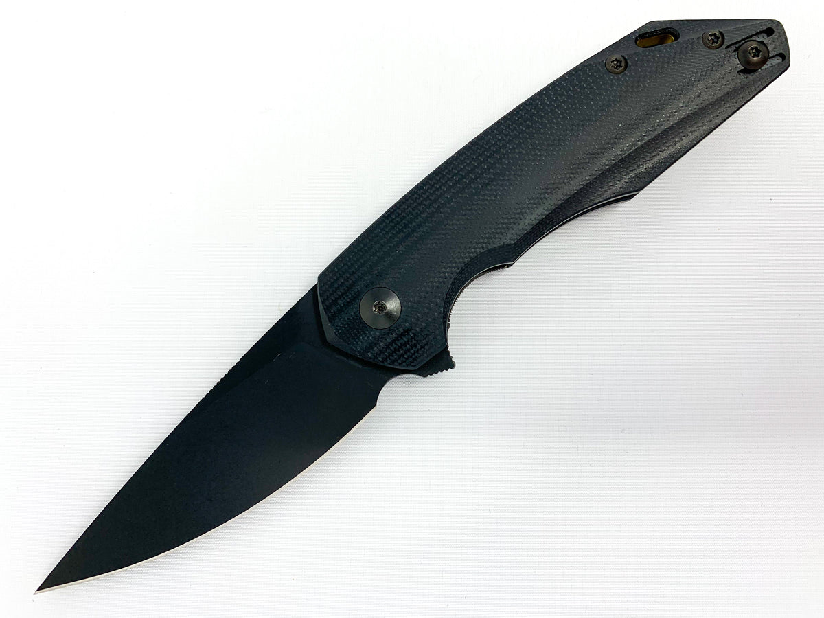 GiantMouse ACE Corta - Blackout - Black G10 Handle - M390 Collectors - Tophatter Daily Deals