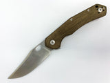 GiantMouse ACE Jutland - Green Canvas Micarta - ELMAX Collectors - Tophatter Daily Deals