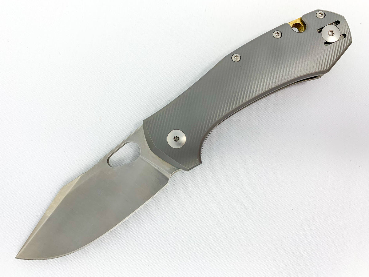 GiantMouse ACE Atelier - "Mini Grand" - Milled Titanium - ELMAX Collectors - Tophatter Daily Deals