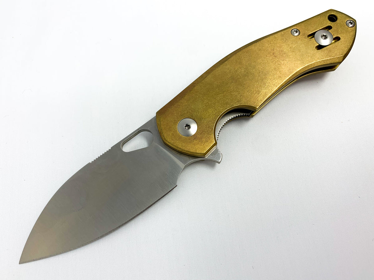 GiantMouse ACE Biblio - Brass Handle - M390 - CLOSEOUT Collectors - Tophatter Daily Deals