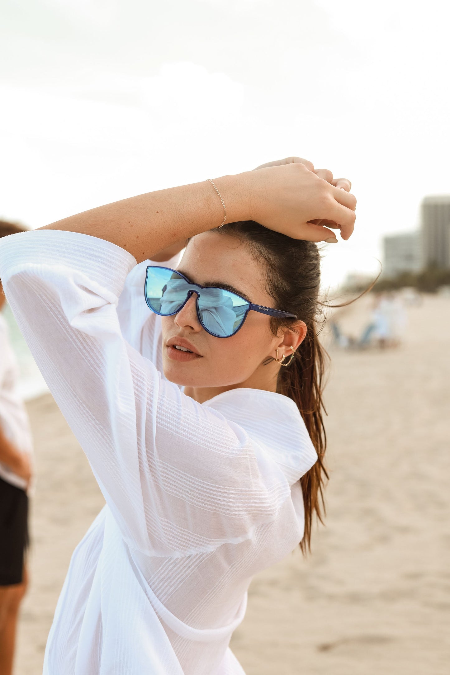 Biscayners Cranwood Blue Women's Sunglasses Sunglasses - Tophatter Daily Deals