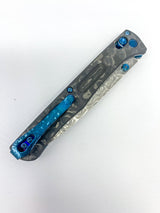 Benchmade Fact Gold Class - Damascus Steel Blade - Black Camo Fatcarbon - 417-232 Knives - Tophatter Daily Deals