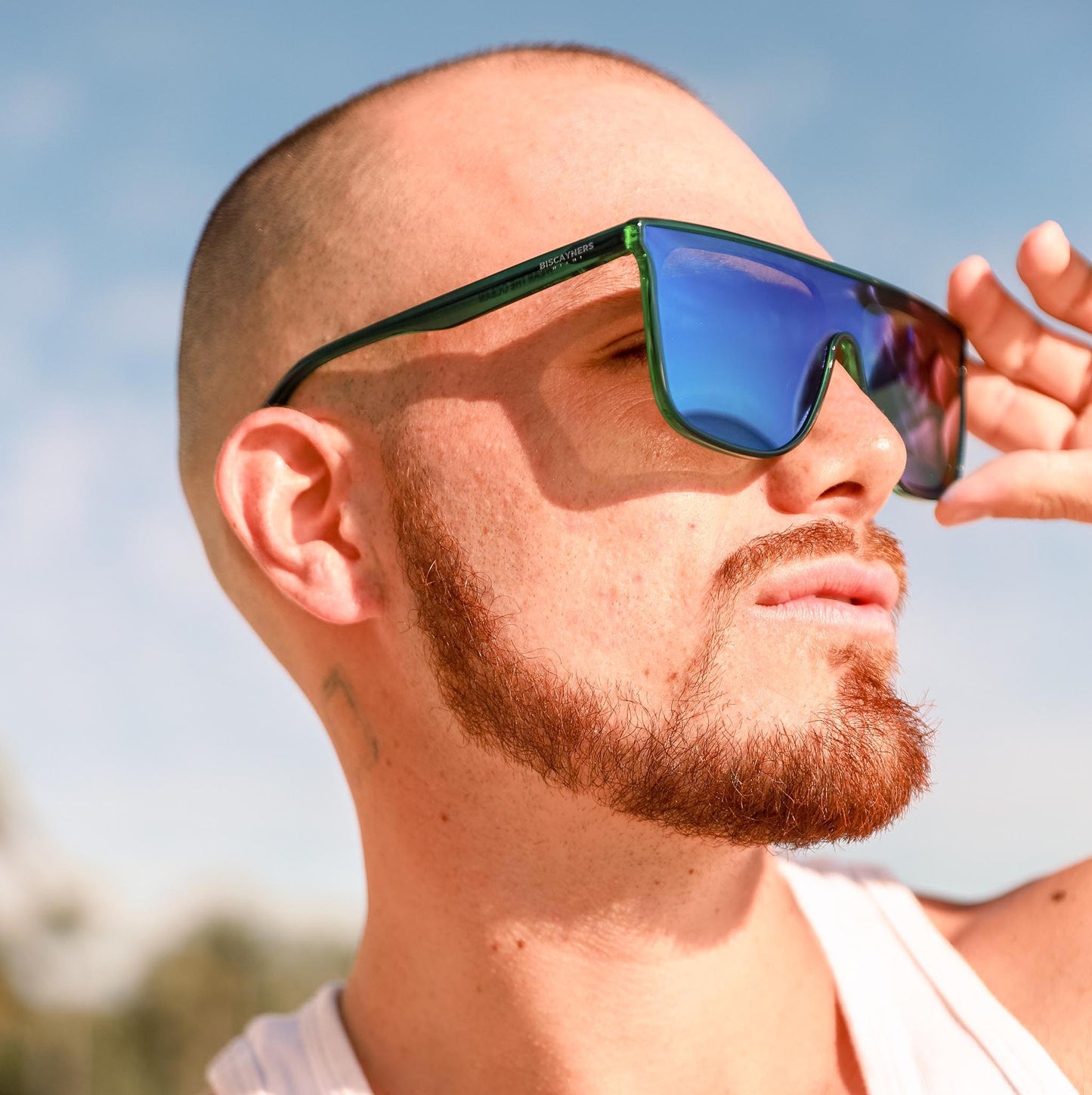 Biscayners Enid Green Men's Sunglasses Sunglasses - Tophatter Daily Deals