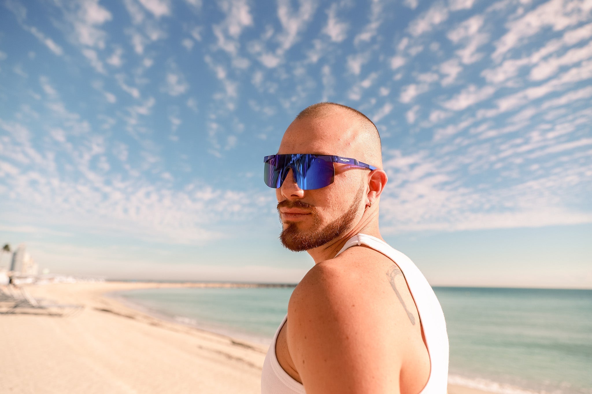 Biscayners Cypress Blue Men's Sunglasses Sunglasses - Tophatter Daily Deals