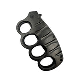 5" Spring Assisted Knuckle Knife Black Knife - Tophatter Daily Deals