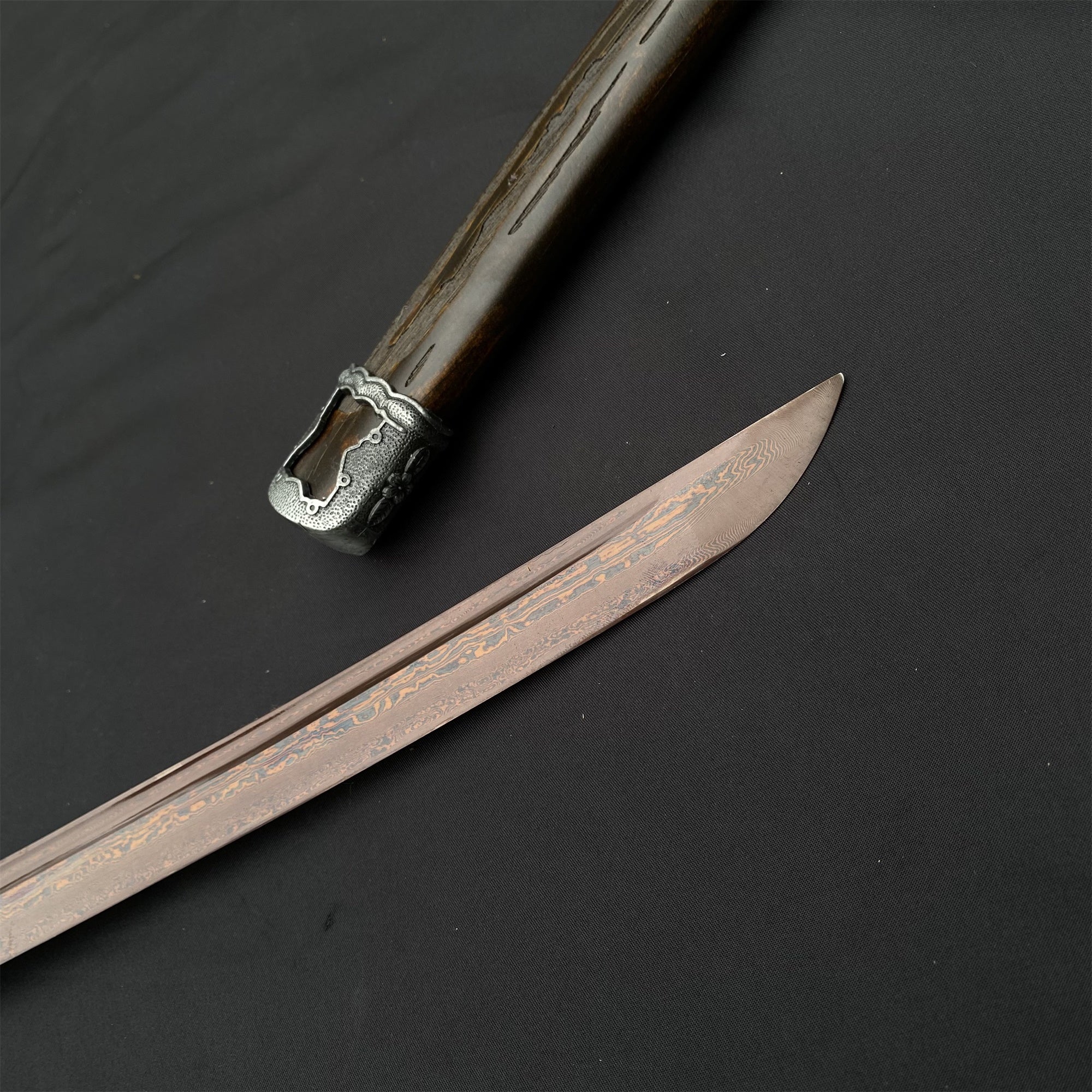 Life-Size Damascus Steel Gracious Gift of Tears Katana - Tophatter Daily Deals