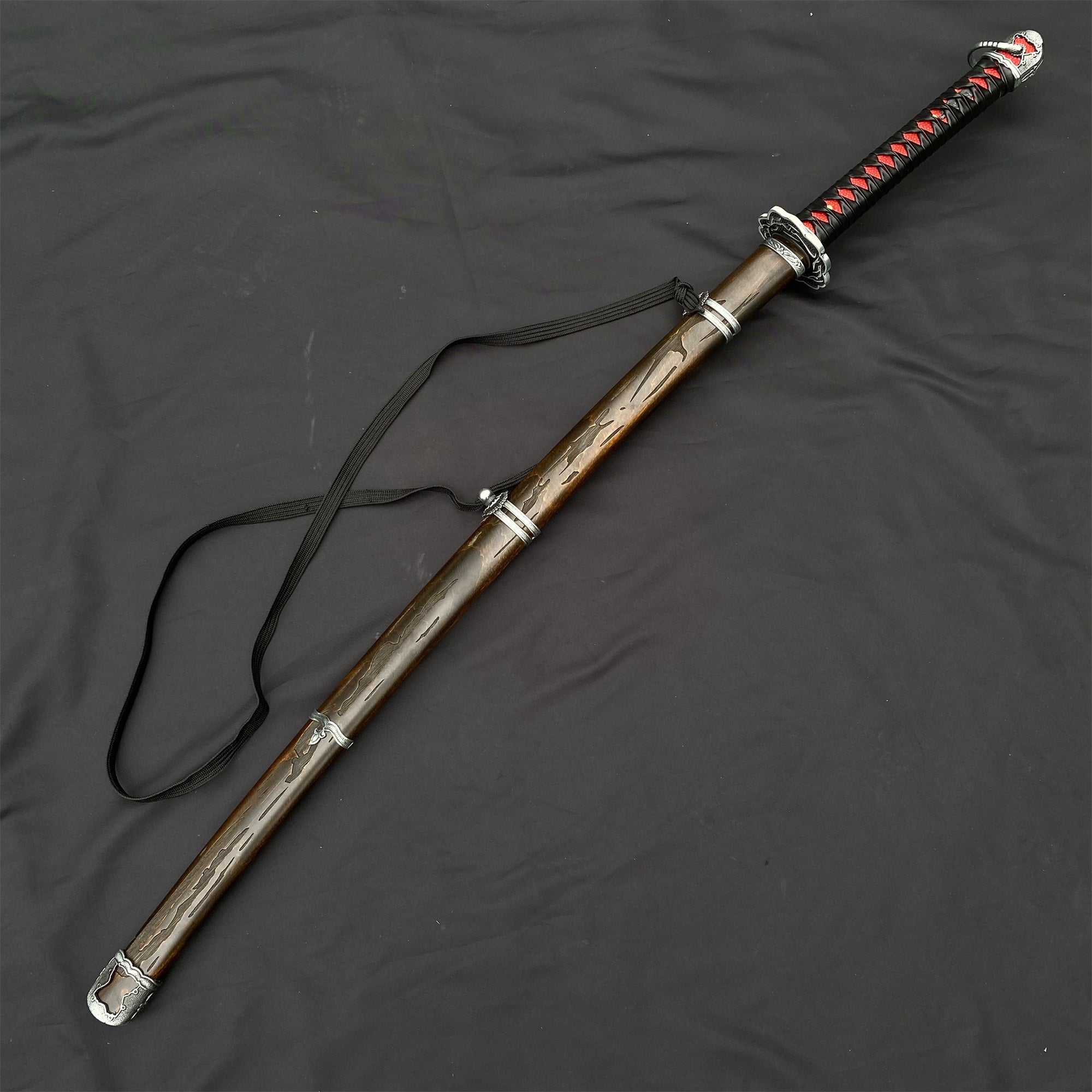 Life-Size Damascus Steel Gracious Gift of Tears Katana - Tophatter Daily Deals