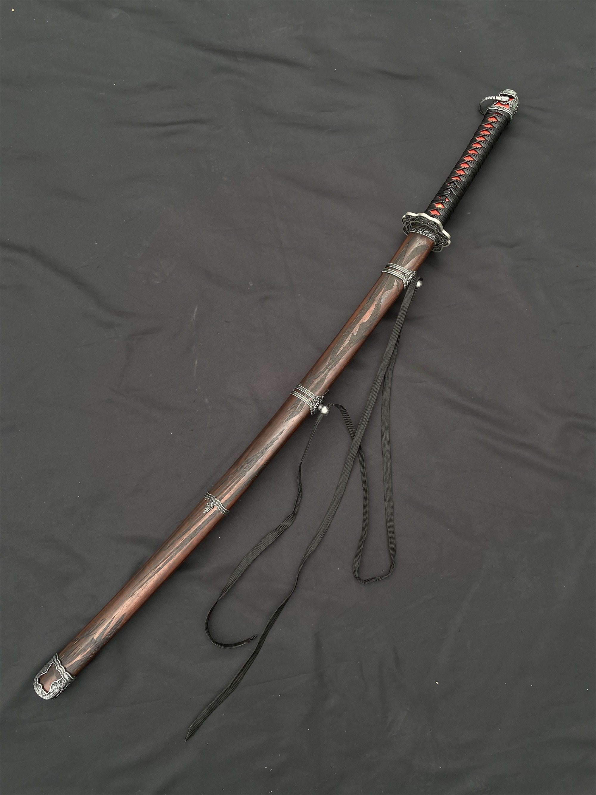 Life-Size Damascus Steel Gracious Gift of Tears Katana - Tophatter Daily Deals