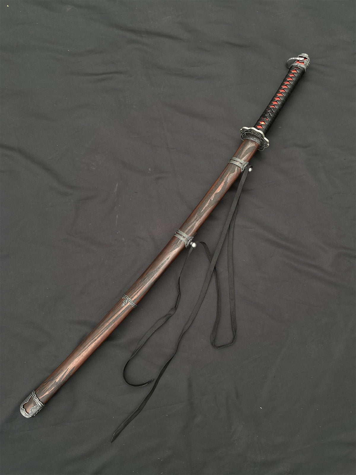 Life-Size Damascus Steel Gracious Gift of Tears Katana - Tophatter Daily Deals