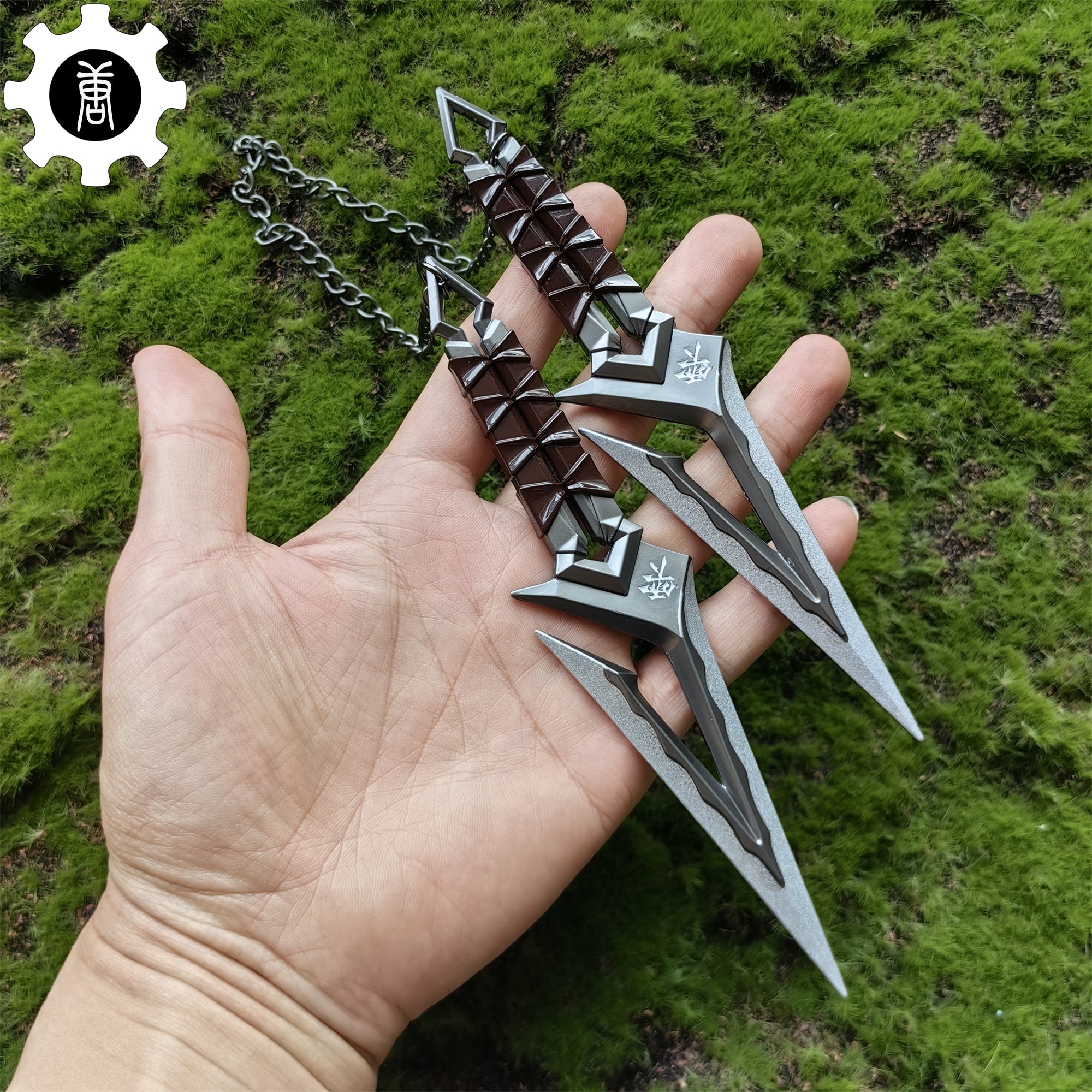 Metal Kuronami No Yaiba Melee Props A Pair USA Stock A Pair - Tophatter Daily Deals