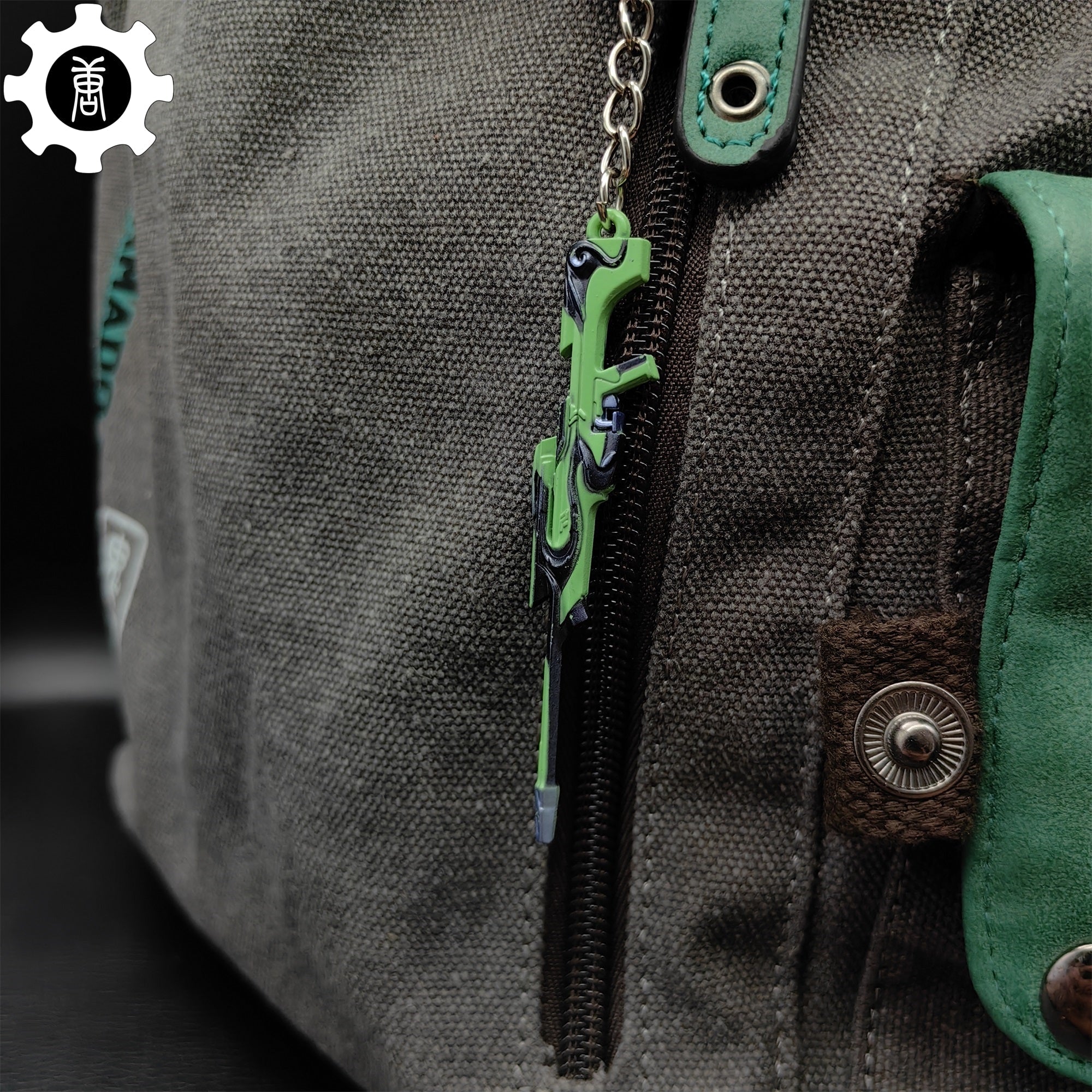 Metal Tilde Operator Gun Tiny Keychain Pendant - Tophatter Daily Deals