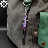 Metal Tilde Operator Gun Tiny Keychain Pendant - Tophatter Daily Deals