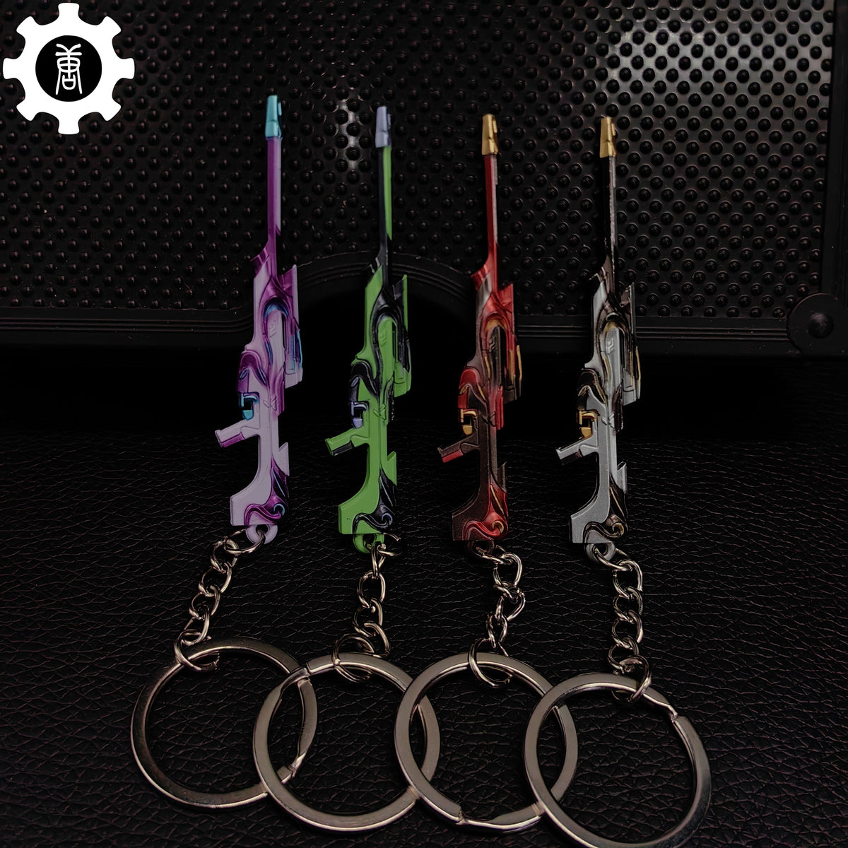 Metal Tilde Operator Gun Tiny Keychain Pendant - Tophatter Daily Deals