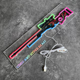 AWP Hyper Beast Sniper Gun Neon Light Wall Decor - Tophatter Daily Deals