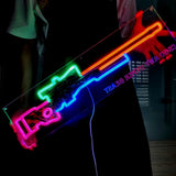 AWP Hyper Beast Sniper Gun Neon Light Wall Decor - Tophatter Daily Deals