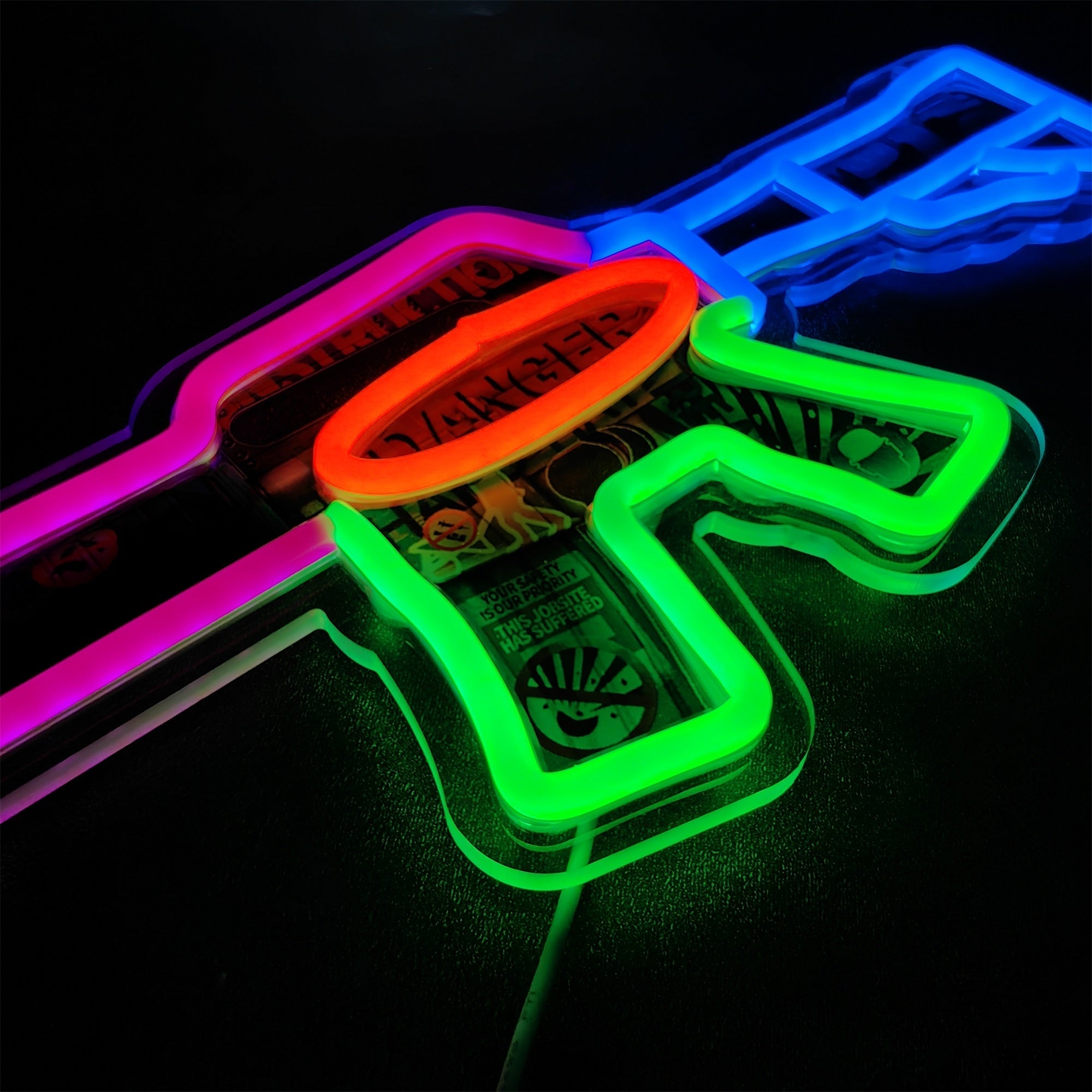 M4A1-S Imminent Danger Rifle Neon Light Wall Decor - Tophatter Daily Deals