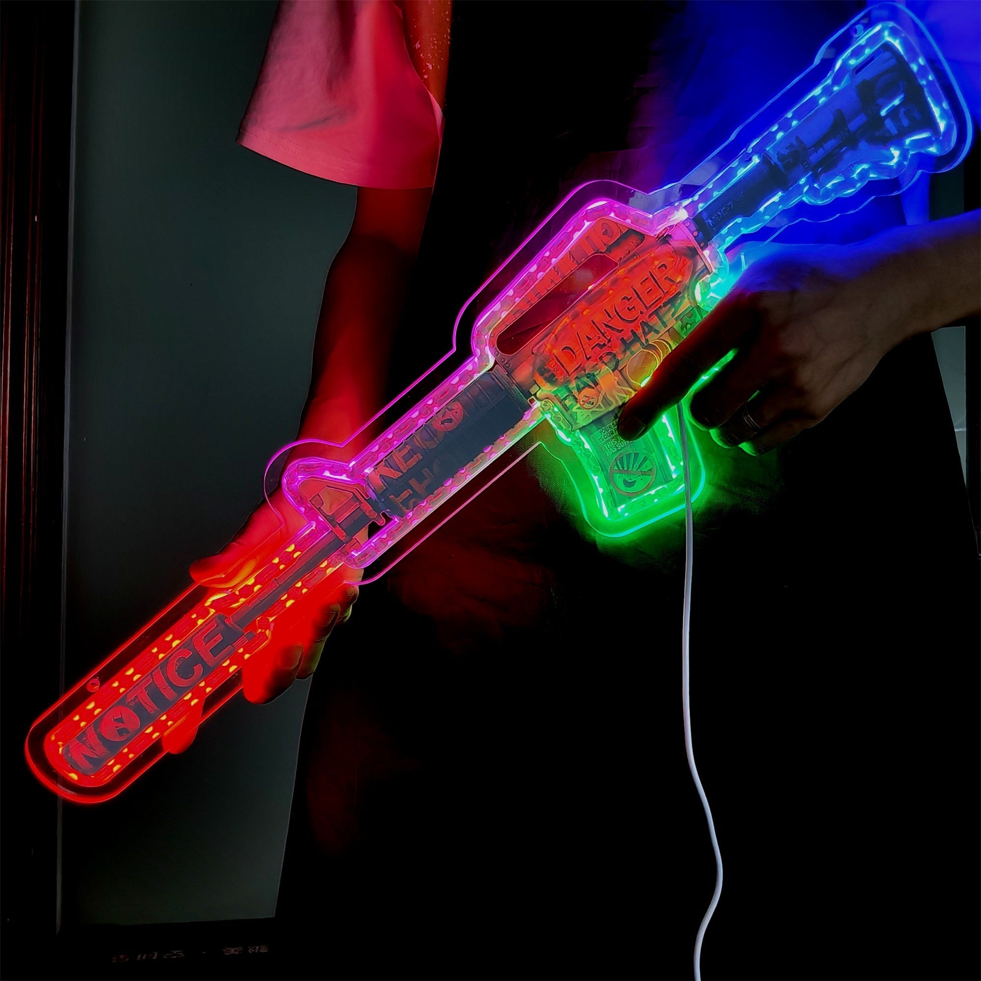 M4A1-S Imminent Danger Rifle Neon Light Wall Decor - Tophatter Daily Deals