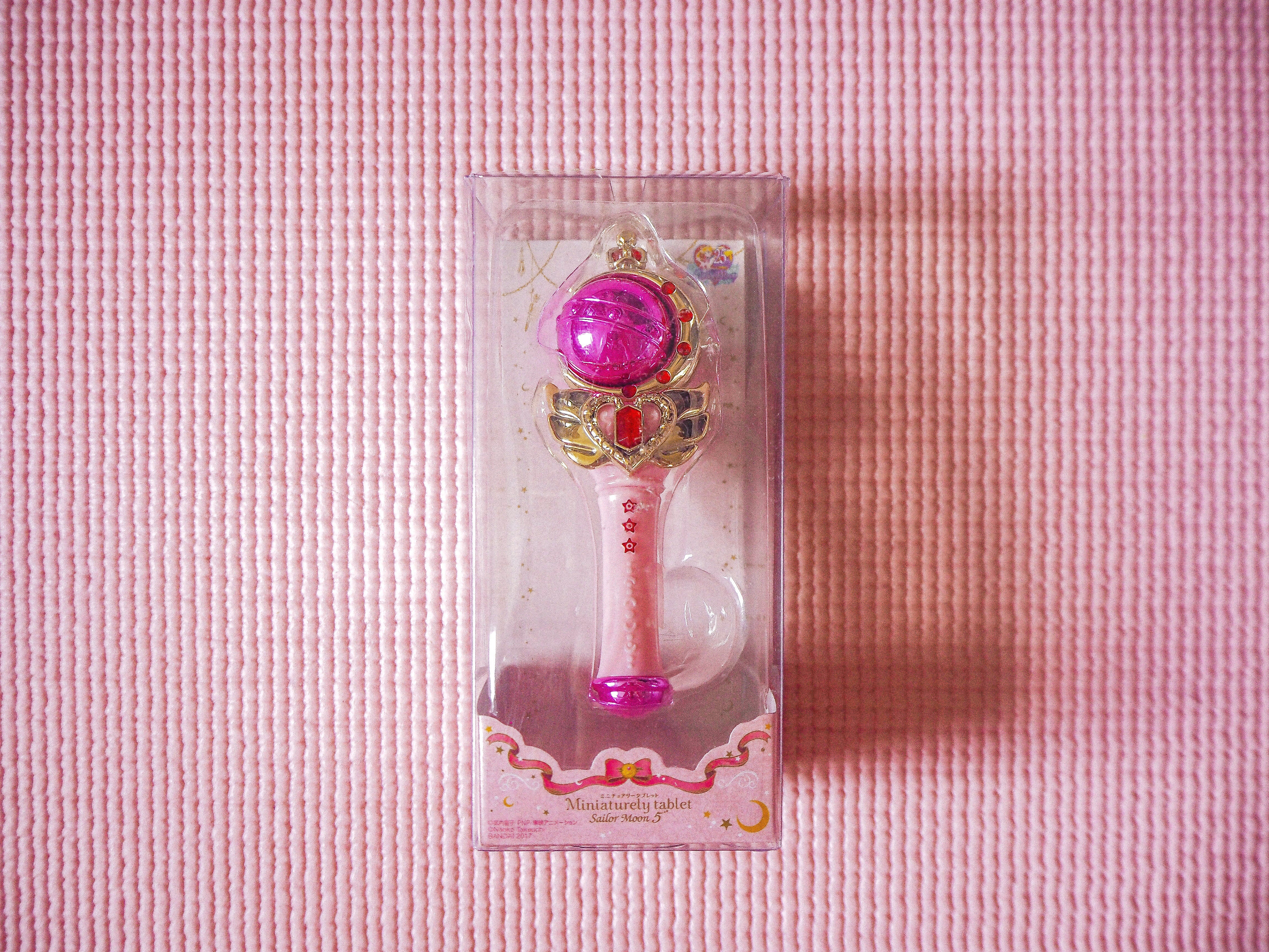 Sailor Moon Cutie Moon Rod Bandai Miniaturely Tablet Moon Rod 5 Pink Outer Space - Tophatter Daily Deals